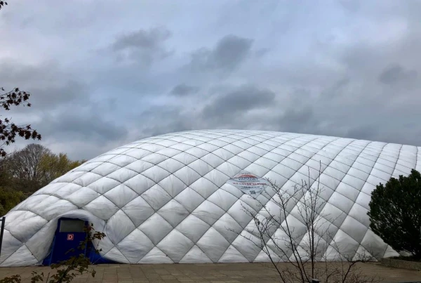 Traglufthalle Kombibad für die Wintermonate